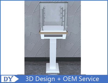 Thiết kế 3D hiện đại đồ trang sức bằng gỗ kính đậm chất cho trung tâm mua sắm