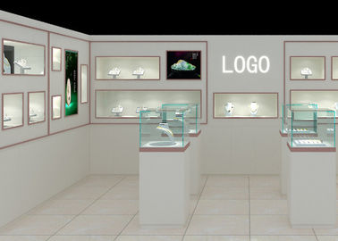 Phòng trưng bày được gắn trên tường cho cửa hàng trang sức