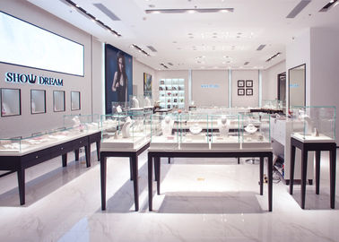 OEM Showroom Display Cases, cửa hàng trang sức thời trang Thiết kế nội thất