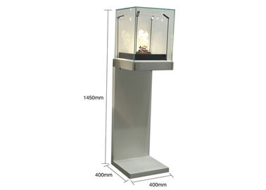 Bảo tàng Custom Glass Display Cases / Pedestal Display Stand Cấu trúc được lắp ráp trước