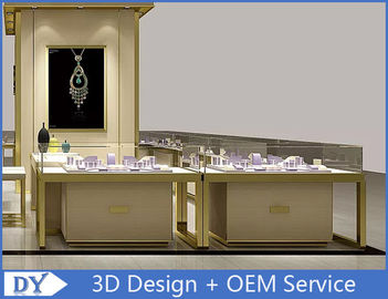 OEM Custom Luxury Glass Perfumery Showcase Counter Với đèn LED