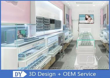 Các cửa hàng trang sức sáng tạo với MDF + kính + LED + khóa / đồ nội thất cửa hàng trang sức