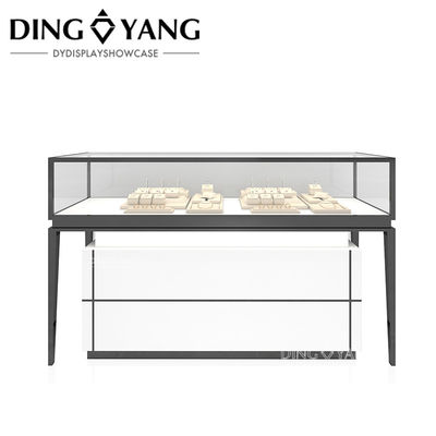 chất lượng  High End Wood Glass Jewelry Display Case Lighting, Showcases Factory Manufacturer, High Quality With Affordable Price nhà máy