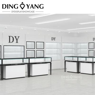 Custom Made Black White Showcase For Jewellery Shop Phong cách thời trang hiện đại