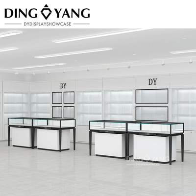 Custom Made Black White Showcase For Jewellery Shop Phong cách thời trang hiện đại