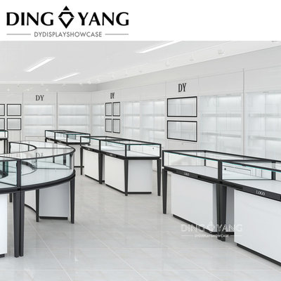 Custom Made Black White Showcase For Jewellery Shop Phong cách thời trang hiện đại