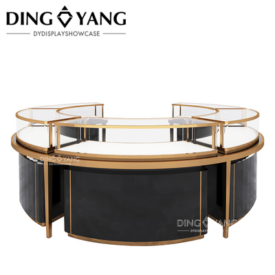 Nhà máy cung cấp của cao cấp trang sức màn hình màn hình Black Center đảo vòng màn hình với ánh sáng thông minh