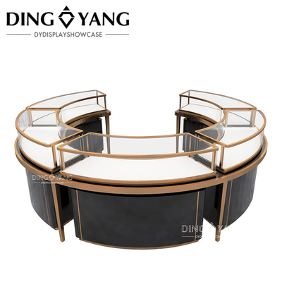 Nhà máy cung cấp của cao cấp trang sức màn hình màn hình Black Center đảo vòng màn hình với ánh sáng thông minh