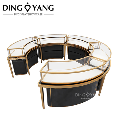 Nhà máy cung cấp của cao cấp trang sức màn hình màn hình Black Center đảo vòng màn hình với ánh sáng thông minh