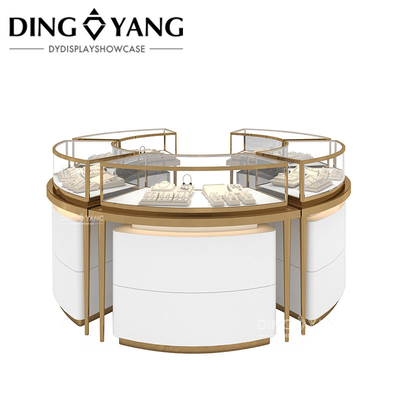 Nhà máy thương mại tùy chỉnh làm khóa đồ trang sức Case hiển thị cho cửa hàng trang sức cao cấp, làm bằng vật liệu chất lượng cao