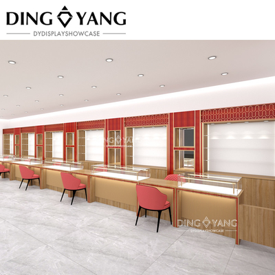 Nhà máy trưng bày tủ kính đồ trang sức bằng gỗ không khung, Nhà sản xuất tủ trưng bày đồ trang sức chuyên nghiệp